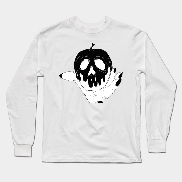 Poison Apple Long Sleeve T-Shirt by Empty.Illustration